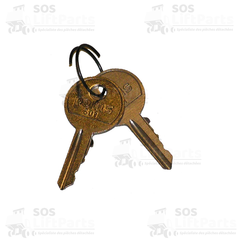 Jeu de 2 clés 601 SELECTRON NV2710/1