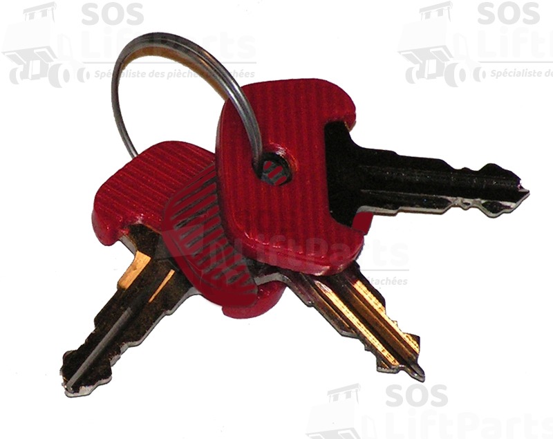 Jeu de clefs Rouge 702 SELECTRON NV2712/01