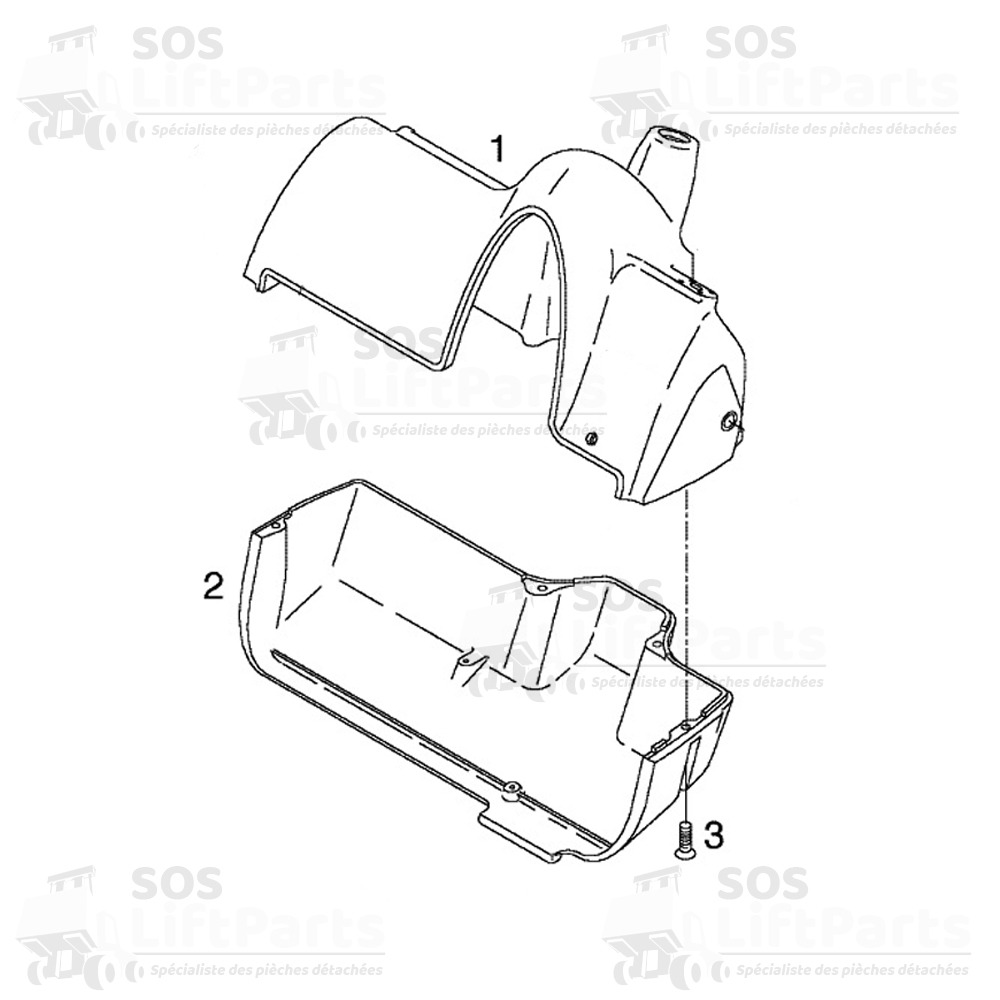 Panneau de tableau de bord inferieur et superieur SELECTRON PMC4055K