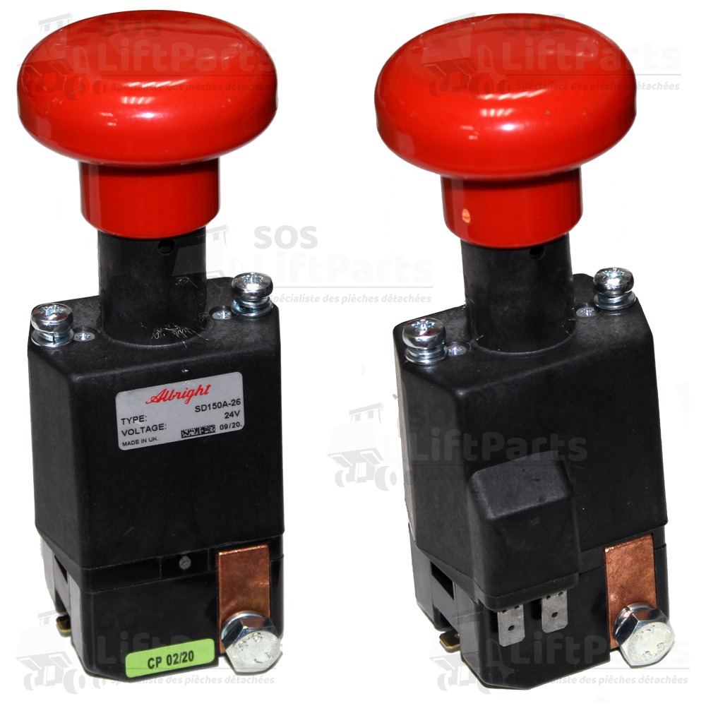 Arrêt d'urgence 24V SELECTRON AD3908