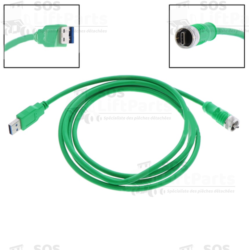 Cordon USB-A - USB-C SELECTRON SL2086